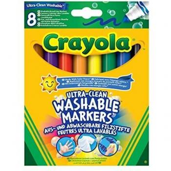 Crayola 58-8328 - I Lavabilissimi 8 Rotuladores, Punta Maxi , color/modelo surtido