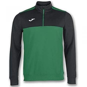 KiarenzaFD Joma Sudadera Media Cremallera 100947 Winner Verde-Nero Fashion, 100947_401_3XS, Verde-Nero, XXXS
