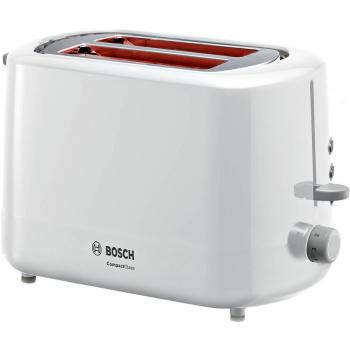 Bosch TAT3A111 Compact Toaster 2-Slice 800W White