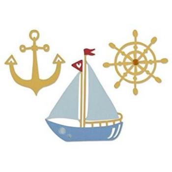 Ellison Europe Sizzix shipmates por Emily Atherton Thinlits – Juego de troqueles