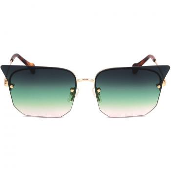 Saturnino Eyewear OLIVA 2 Anteojos de Sol para Mujer Dorados, Lentes de Sol 58 mm, Gafas Recetadas, Diseño Elegante y Moderno