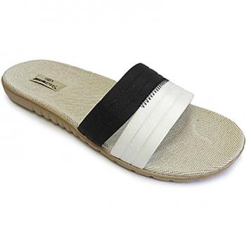Sandalias de mujer con suela de goma estilo trenzado y combinación de colores