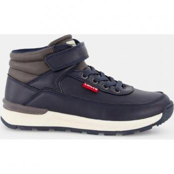 Botín Plano Niño Levi's FOOTWEAR ASCOT Azul con Suela de Goma y Cierre Adherente