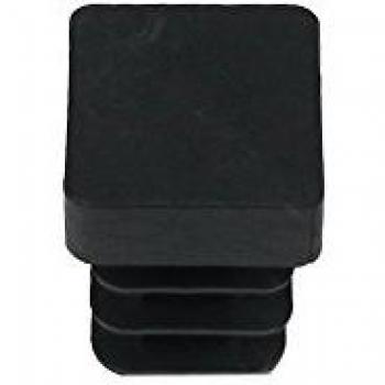 MAURER 5330700 Contera Cuadrada Interior Negra 12x12 mm. Blister 4 Piezas, 0, Multicolor, único