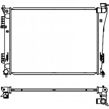 Radiador de refrigeración del motor HELLA 8MK 376 735-251