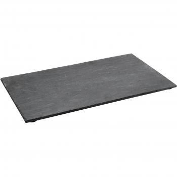 Lacor 61031 - Bandeja de Pizarra Elegante, Tamaño 20x30x0.5 cm