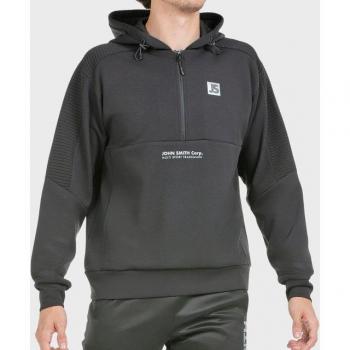 Sudadera con cremallera completa John Smith Maside Negra para Hombre Talla L