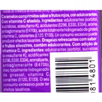 Smint Tin Frutos Rojos, Caramelo Comprimido Sin Azúcar - 12 unidades de 35 gr.