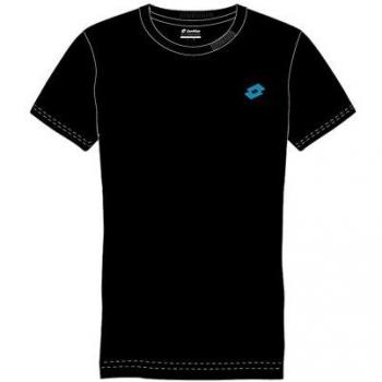 Lotto L73 tee BS PL - Camiseta, Hombre, Negro