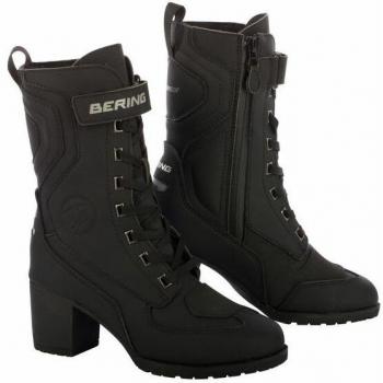 Bering Botas de Moto para Mujer Lady Leonarda 2 Negras Impermeables Talla 37