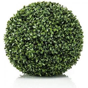 Emerald Bola de Boj Artificial UV Verde 48 cm Planta Arbusto Falso Decoración