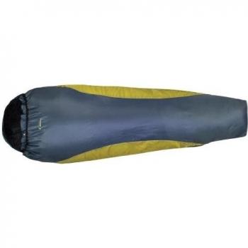 Highlander SB056 Voyager Ultra Compact Lite - Saco de Dormir para Adultos, Color Gris y Verde