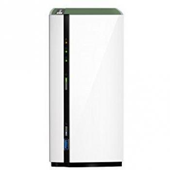 QNAP TS-228A NAS Mini Tower Ethernet Blanco servidor de almacenamiento - Unidad RAID