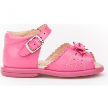 Sandalias de Niña ANGELITOS SANDALIA PIEL 924 FUXIA
