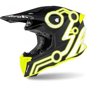 Airoh Casco TWIST 2.0 NEON YELLOW MATT XS