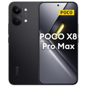 Smartphone POCO X8 Pro Max 5G, 12 GB RAM, 256 GB almacenamiento, pantalla AMOLED de 6.83, procesador Dimensity 9500s, batería de 8500 mAh