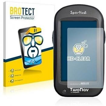 BROTECT Protector Pantalla Compatible con CompeGPS TwoNav Sportiva2 Protector Transparente