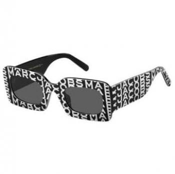 Marc Jacobs Women's Rectangular Sunglasses MARC 488/N/S - Pattern Black White, 50mm
