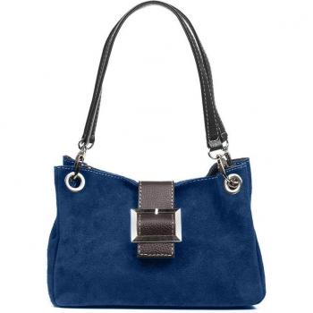 Mujer. Piel auténtica Gamuza Dollaro. Made in Italy. Vera Pelle Italiana