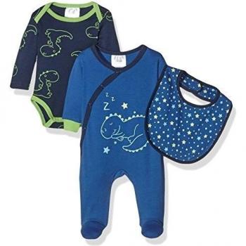 Twins Starter-Kit SLEEPING DINO, Conjunto Bebé-Niñas, Multicolor