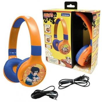 Auriculares 2 en 1 Bluetooth y con cable cómodos y plegables con limitación de sonido Naruto