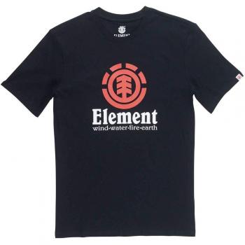Element Vertical SS Camisetas, Hombre, Negro