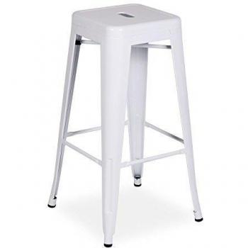 Taburete HIGHT URAL-Blanco-Unica Inspiración Tolix H de Xavier Pauchard