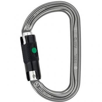 Petzl Am'D Ball-Lock Carabiner - Asymmetrical Aluminum Snap Hook