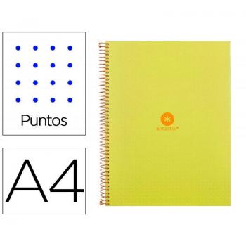 Cuaderno espiral liderpapel Antartik A4 80 hojas 90 gramos - Punteado