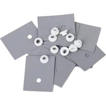 10pcs TO-220 Aisladores Almohadillas Pads Partículas Aislantes