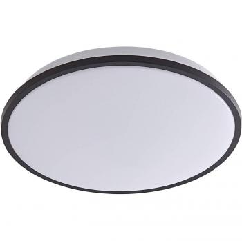 Lámpara de techo Lindby Smart Swaran LED, Ø39,5cm, RGB, CCT, Tuya, moderna en blanco hecha de plástico para salón y comedor (1 llama)