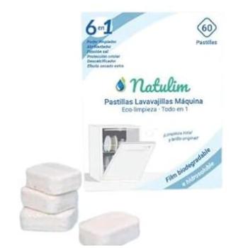Pastillas Lavavajillas 6 en 1 (Limpieza Todo en 1) - 30 Unidades Natulim