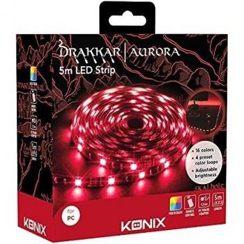 - Konix Drakkar Tiras Led 5m - Aurora