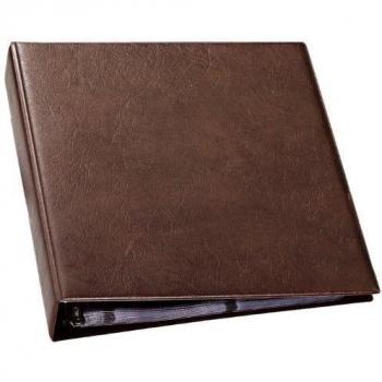 Durable Visifix A4 - Tarjetero de 20 Fundas, 400 Tarjetas, Marrón