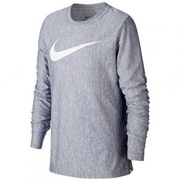 NIKE B Nk Dry LS Top Sudadera, Niños, Midnight Navy/White, L