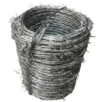 Alambre Espino Galvanizado 4/13/15 Rollo 100m - Ideal para Cerramientos y Vallados Industriales