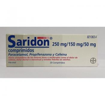 Saridon 20 Comprimidos
