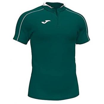 Polo Manga Corta Rugby Hombre y Niños Joma Scrum Verde 8-9A