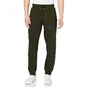 Superdry VL Tonal Tape Jogger Pantalones de Deporte, Verde