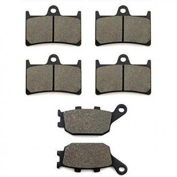 SOMMET Pastillas de freno Delanteras + Traseras para Yamaha YZF R6 600