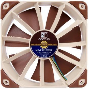 Noctua NF-P12 PWM Ventilador de PC 120mm Marrón, Blanco