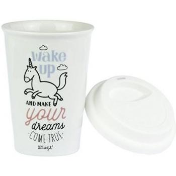 Mr. Wonderful - Taza para llevar Wake up and make your dreams come true
