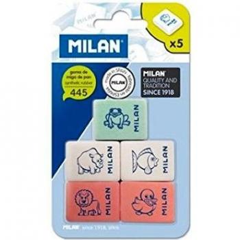 Goma Milan 445 3x2,5cm 5 Unidades Blister