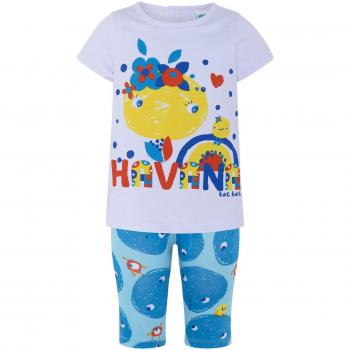 Tuc Tuc Camiseta+Leggings Punto NIÑA Havana&Friends, Conjunto de Ropa para Bebés,