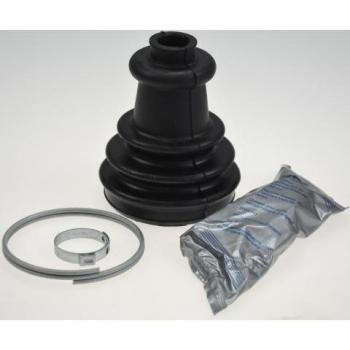 LÖBRO Juego de fuelles para juntas homocinéticas CV-joint boot 300557, incluye dos fuelles de alta calidad, fabricados en goma resistente a la abrasión y al calor, con accesorios de montaje incluidos, compatible con diversos