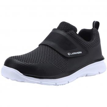 Zapatos de Seguridad Hombres, LM-30 Zapatillas de Trabajo con Punta de Acero Ultra Liviano Reflectivo Transpirable