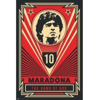 Póster Maradona - La Mano de Dios: Edición Especial con Fotografía Exclusiva