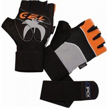Atipick AT Gel Guantes de Levantamiento, Unisex, Negro, XL