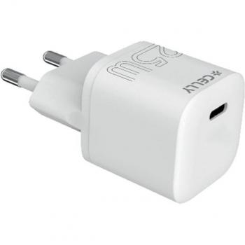 Cargador de Pared Ultra Compacto Celly 25W Blanco