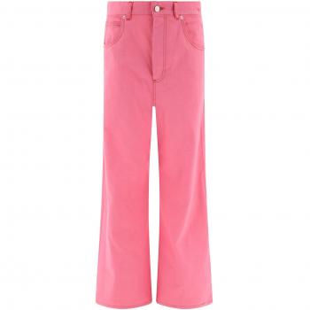 Marni Women's Lightweight Denim Jeans in Pink, Size 40, PAJD0492S0UTC34100C14